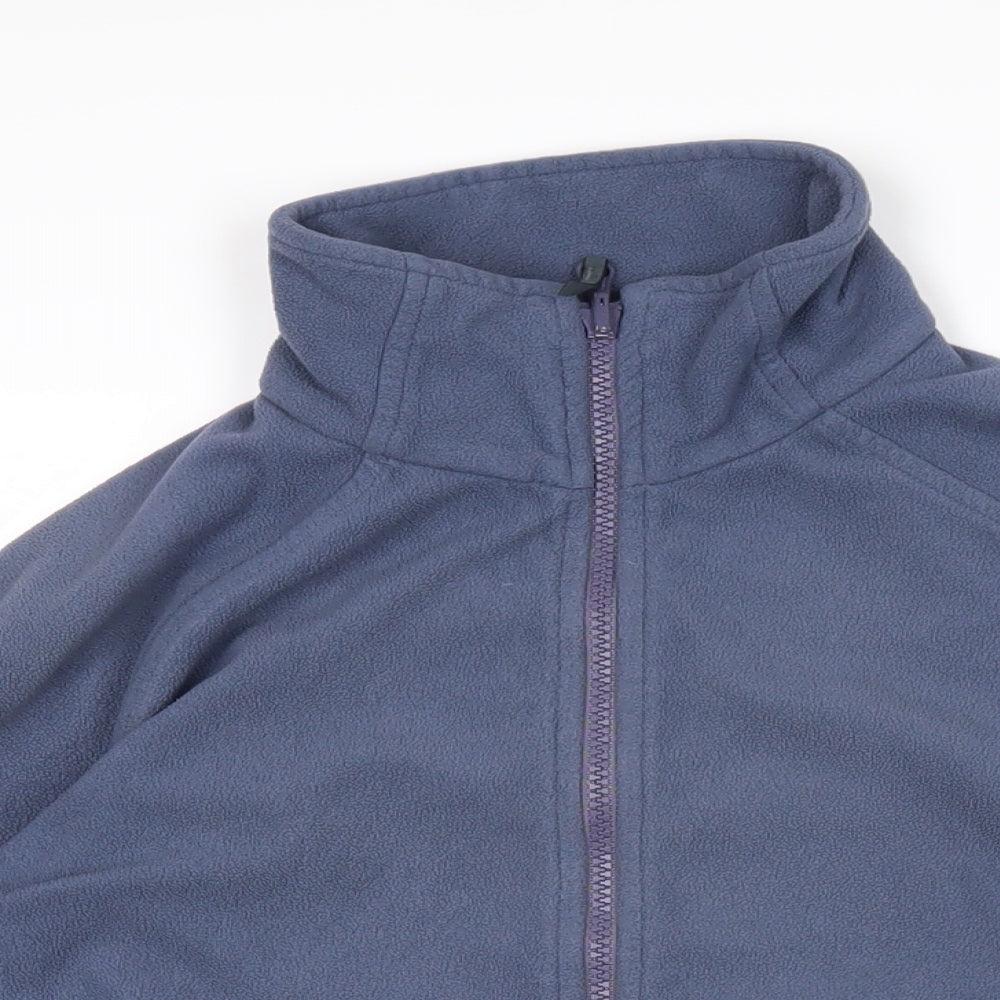 Berghaus Womens Blue 100% Polyester Full Zip Sweatshirt Size 10 Zip