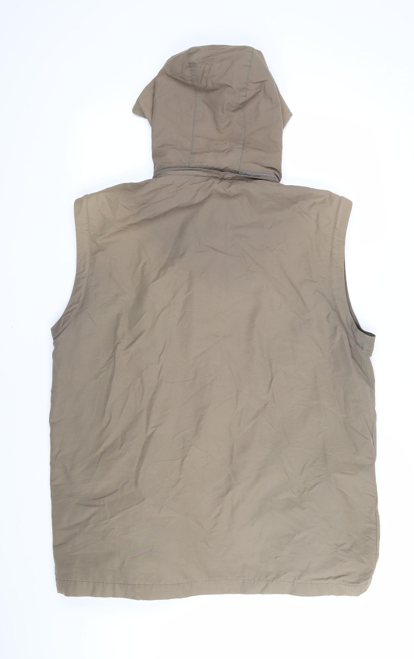 Hawkshead travel Mens Brown Gilet Jacket Size M Zip - Detachable sleeves included