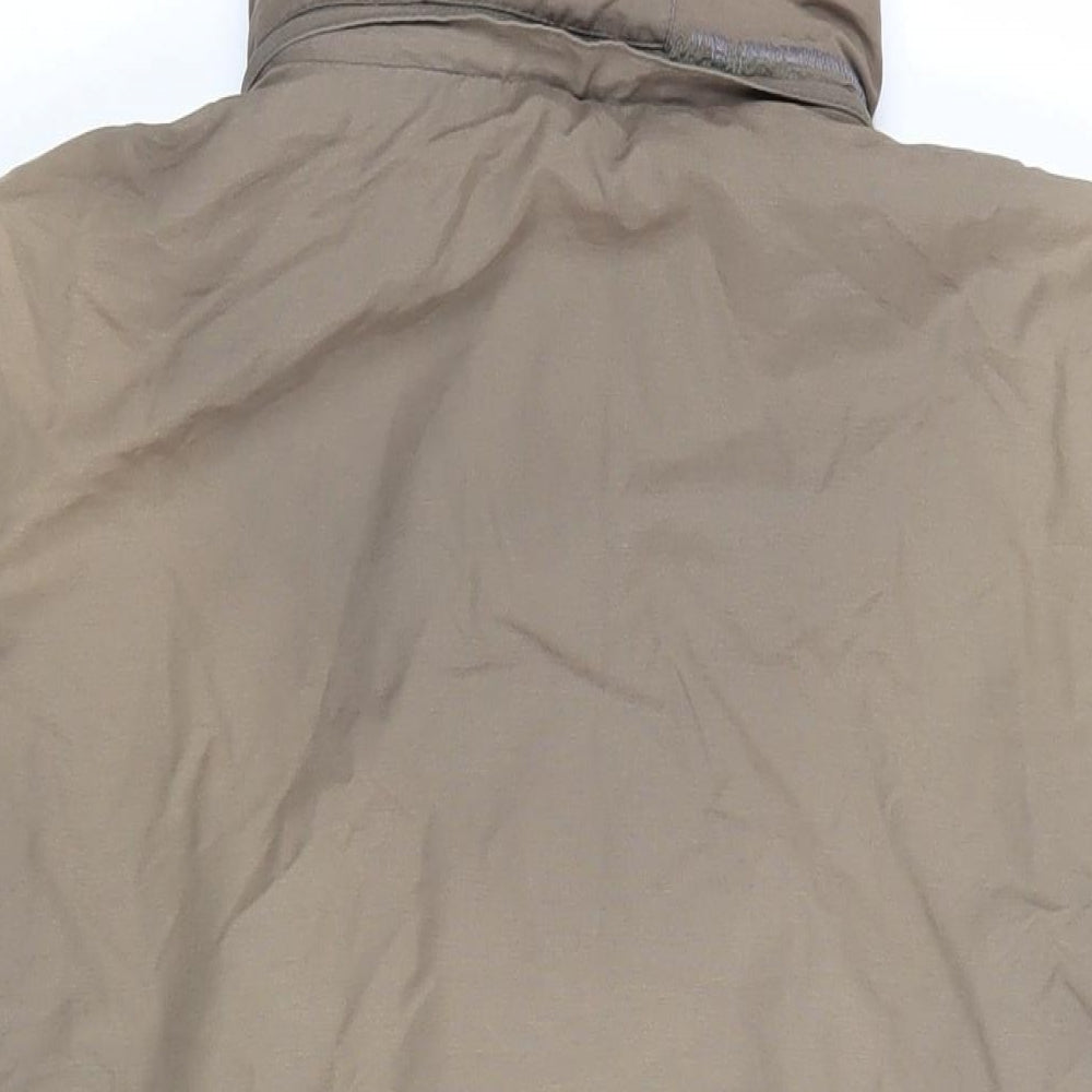 Hawkshead travel Mens Brown Gilet Jacket Size M Zip - Detachable sleeves included