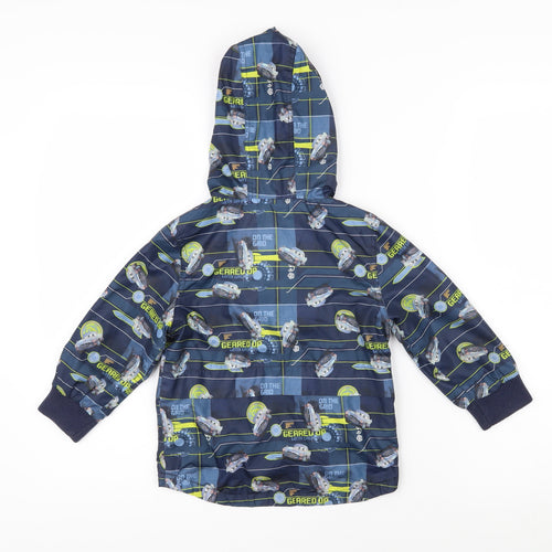Disney Boys Multicoloured Geometric Jacket Size 2-3 Years Zip