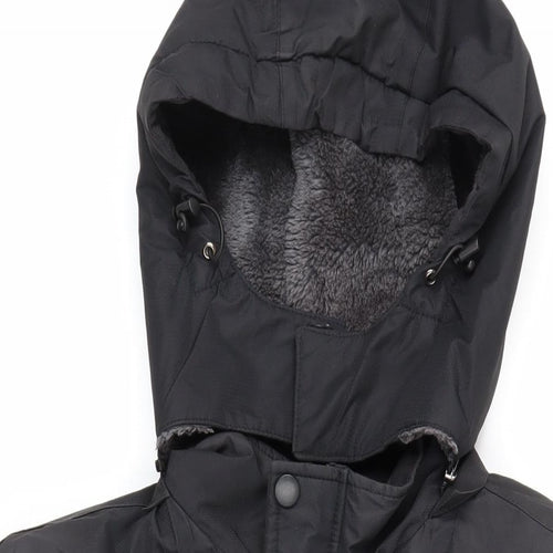 Outdoor Sport Mens Black Jacket Coat Size M Zip