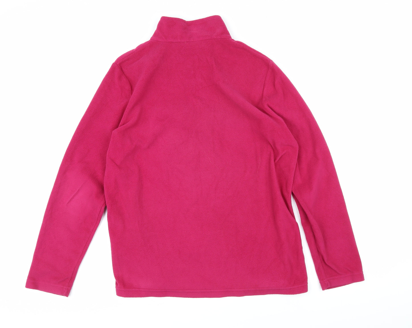 Regatta Womens Pink 100% Polyester Pullover Sweatshirt Size 16 Zip
