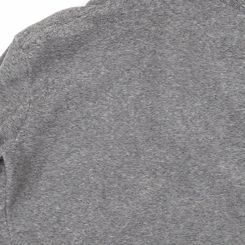 DECATHLON Womens Grey 100% Polyester Pullover Sweatshirt Size 12 Zip