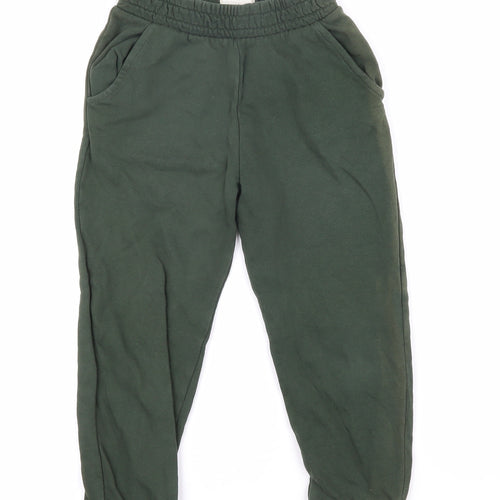 Mountain Warehouse Boys Green Ikat 100% Cotton Jogger Trousers Size 3-4 Years Regular - Elasticated waist