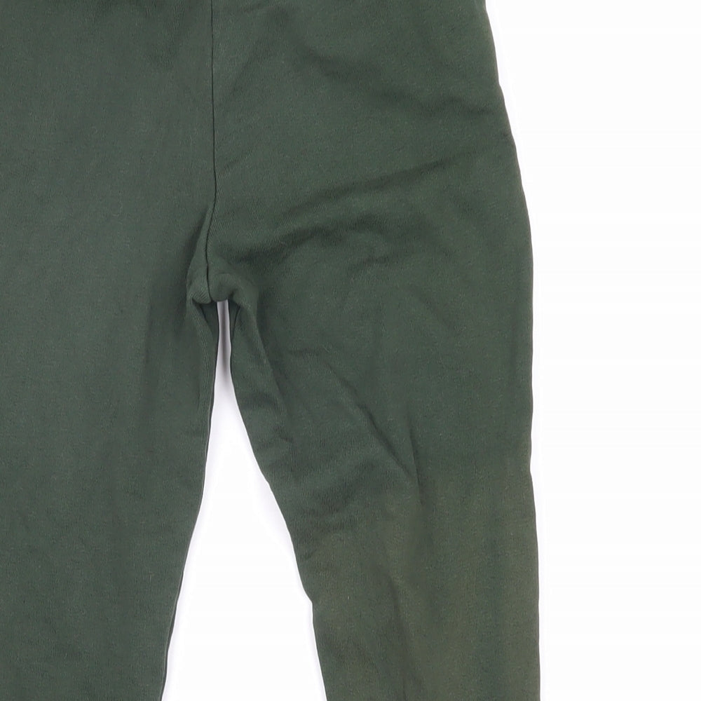 Mountain Warehouse Boys Green Ikat 100% Cotton Jogger Trousers Size 3-4 Years Regular - Elasticated waist