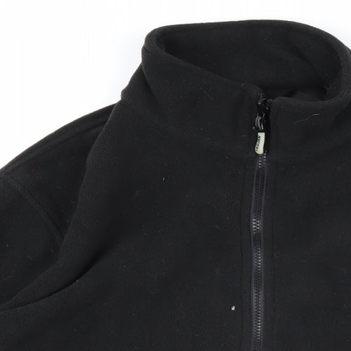 Trojan Mens Black Jacket Size M Zip