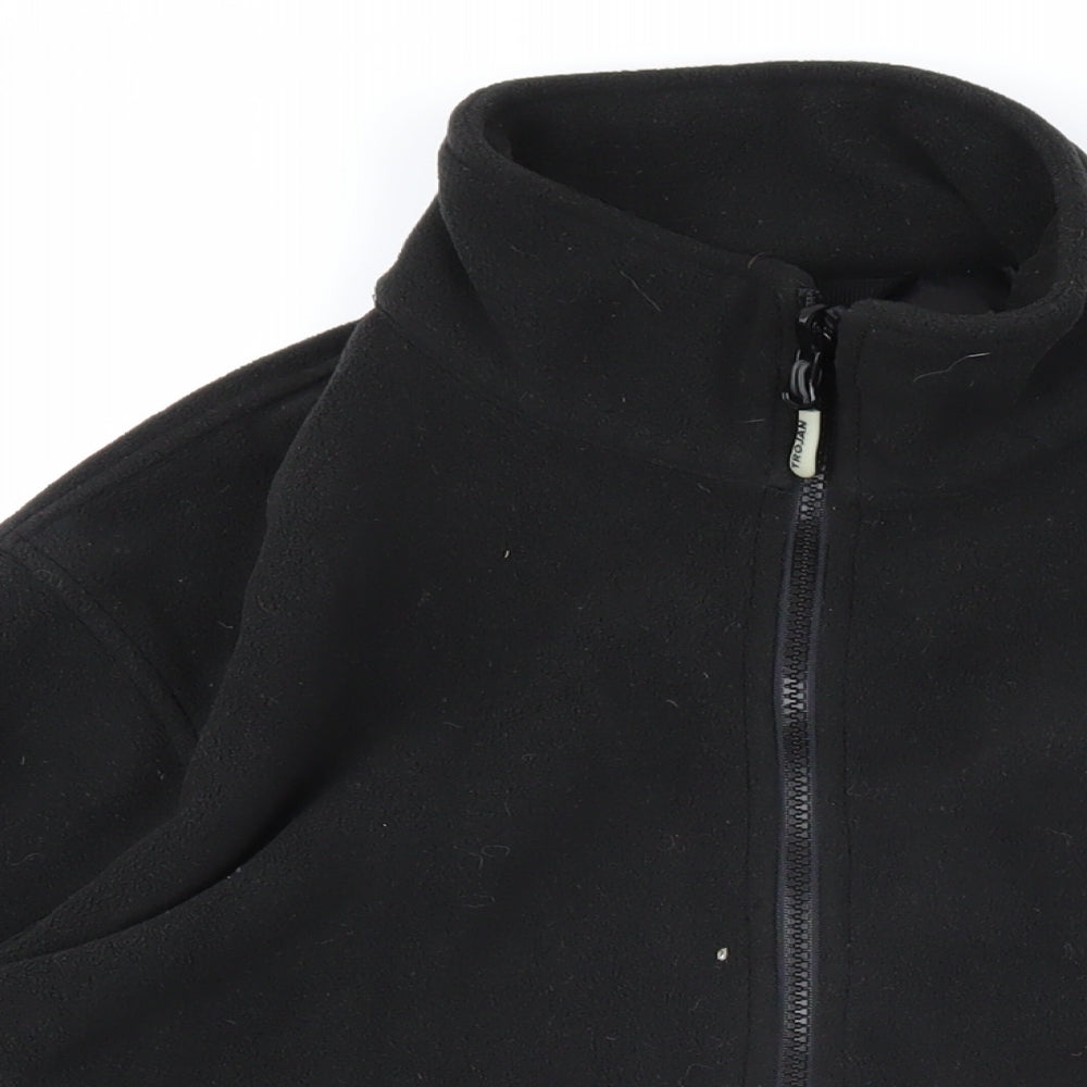 Trojan Mens Black Jacket Size M Zip