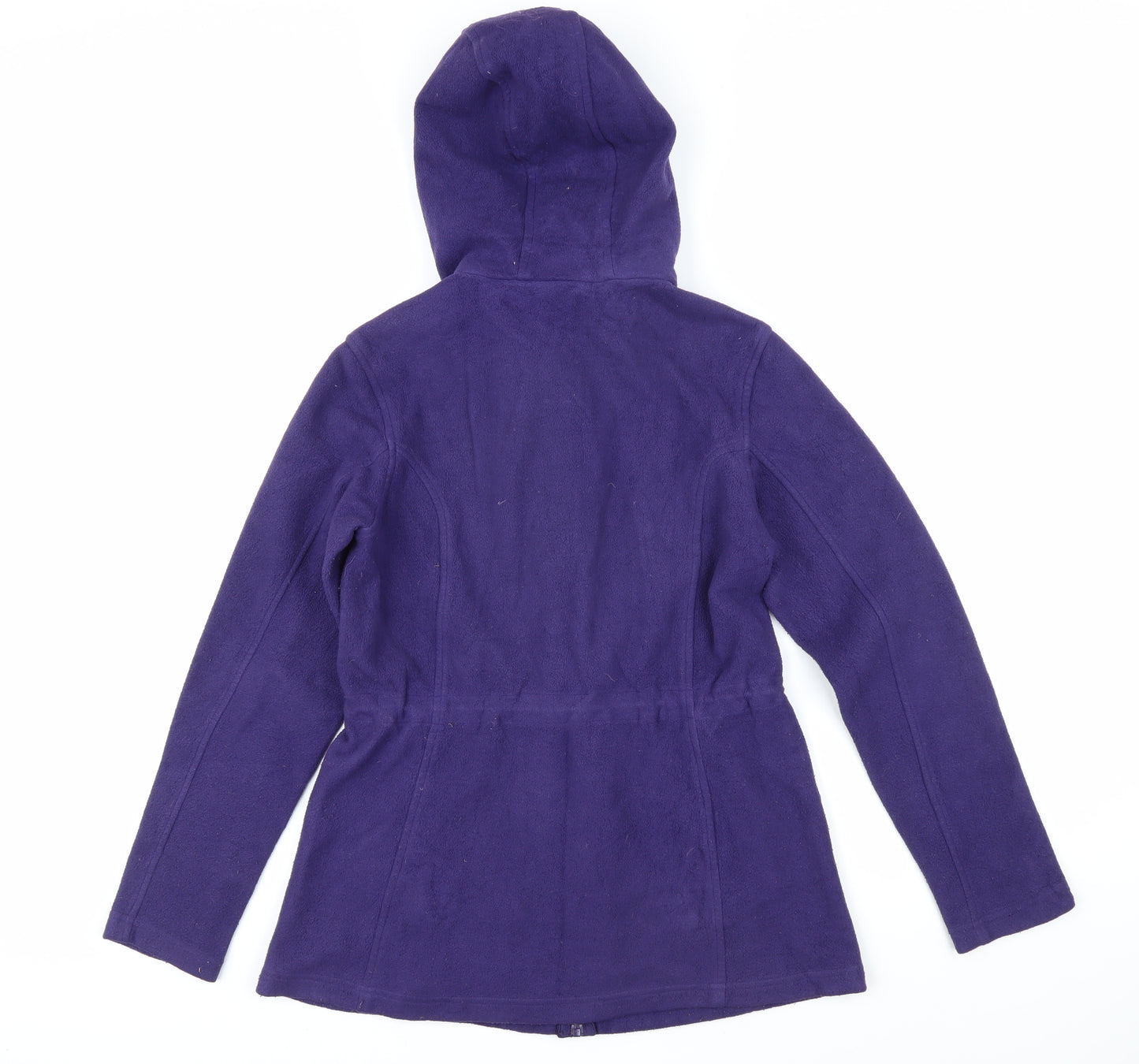 Lands' End Womens Purple Jacket Coat Size S Zip