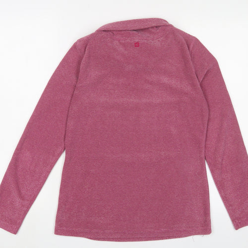 Mountain Warehouse Womens Pink Polyester Pullover Sweatshirt Size 8 Pullover