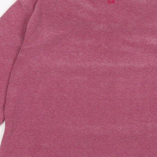 Mountain Warehouse Womens Pink Polyester Pullover Sweatshirt Size 8 Pullover