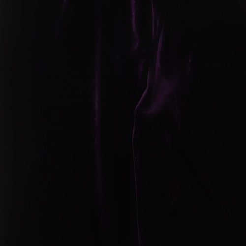 EWM Womens Purple Polyester Trousers Size 14 L29 in Regular