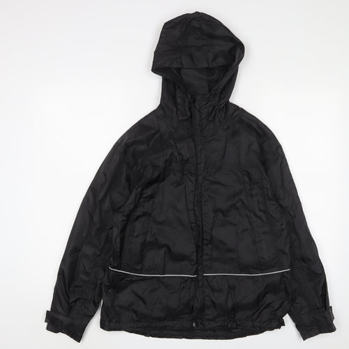 Result Boys Black Jacket Size 13-14 Years Zip