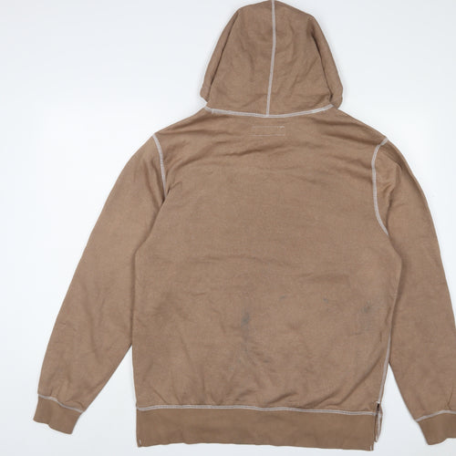 Levi's Mens Brown Cotton Pullover Hoodie Size XL - Estimated size