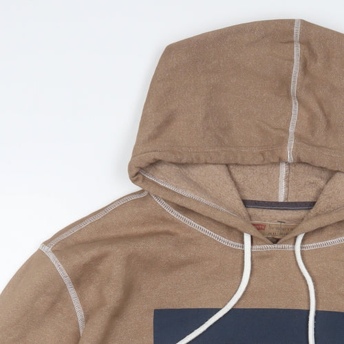 Levi's Mens Brown Cotton Pullover Hoodie Size XL - Estimated size