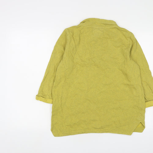 Seasalt Womens Yellow Cotton Pullover Sweatshirt Size 10 Pullover