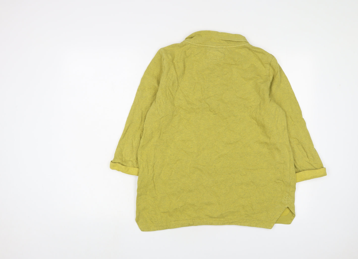 Seasalt Womens Yellow Cotton Pullover Sweatshirt Size 10 Pullover