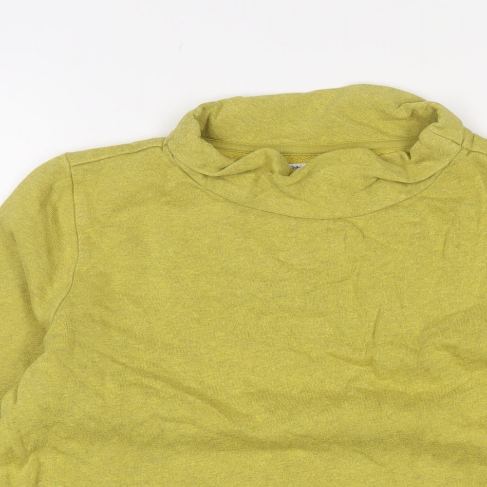 Seasalt Womens Yellow Cotton Pullover Sweatshirt Size 10 Pullover