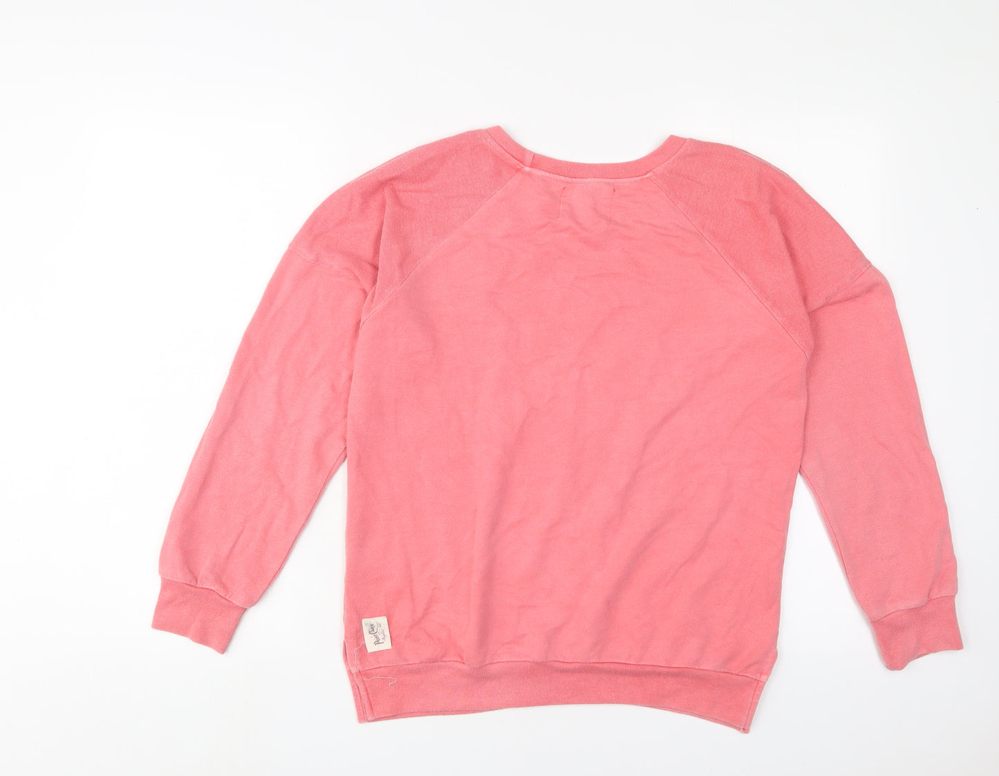 Postcard Womens Pink Polyester Pullover Sweatshirt Size S Pullover - Super