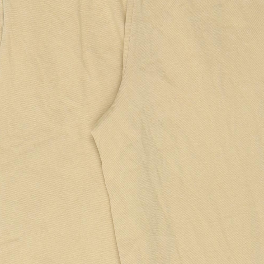 COS Womens Beige Polyester Trousers Size XS L23 in Regular