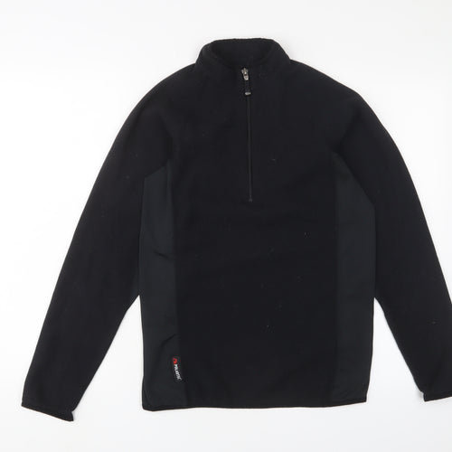 TOG24 Mens Black Polyester Pullover Sweatshirt Size XS