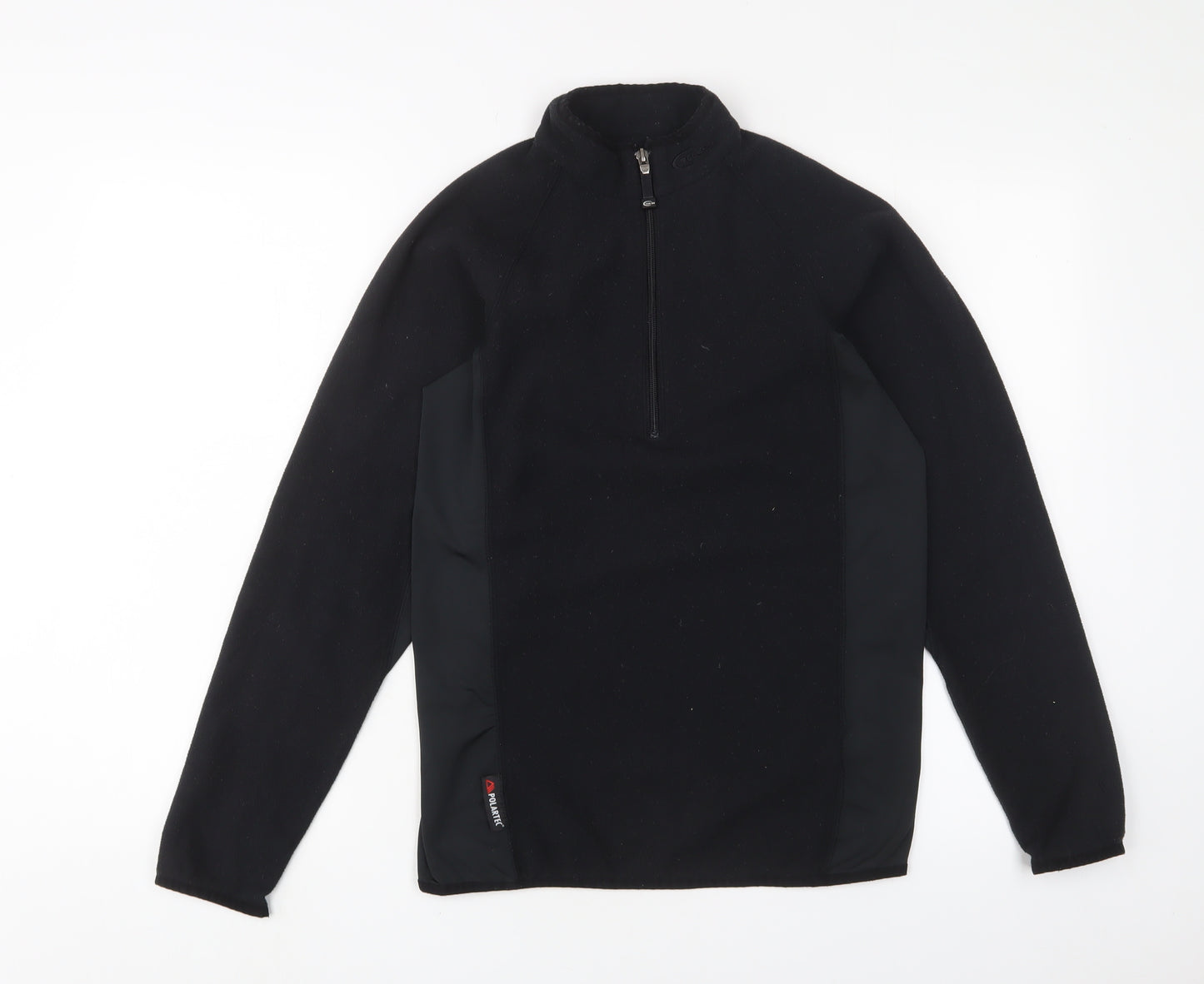 TOG24 Mens Black Polyester Pullover Sweatshirt Size XS