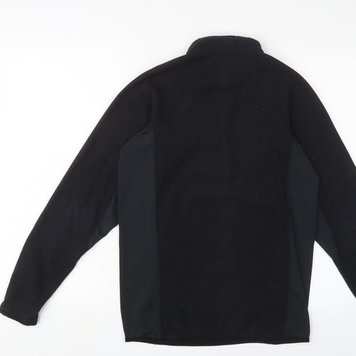TOG24 Mens Black Polyester Pullover Sweatshirt Size XS