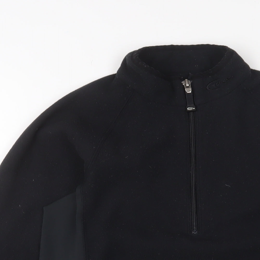 TOG24 Mens Black Polyester Pullover Sweatshirt Size XS
