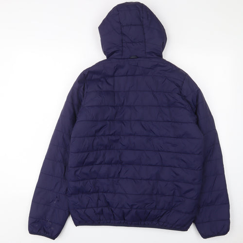 Peter Storm Boys Blue Puffer Jacket Jacket Size 14-15 Years Zip - Logo