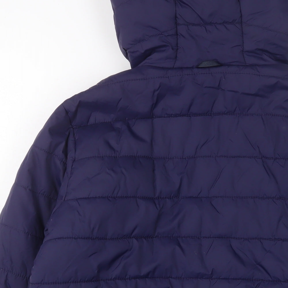 Peter Storm Boys Blue Puffer Jacket Jacket Size 14-15 Years Zip - Logo