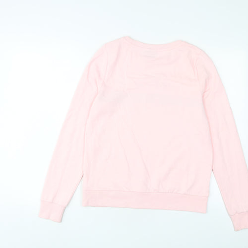 Only Womens Pink Cotton Pullover Sweatshirt Size S Pullover - Belle Fleur