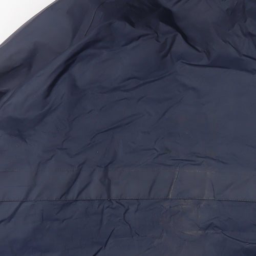 Portwest Mens Blue Jacket Coat Size XL Zip - Logo, Embroidered