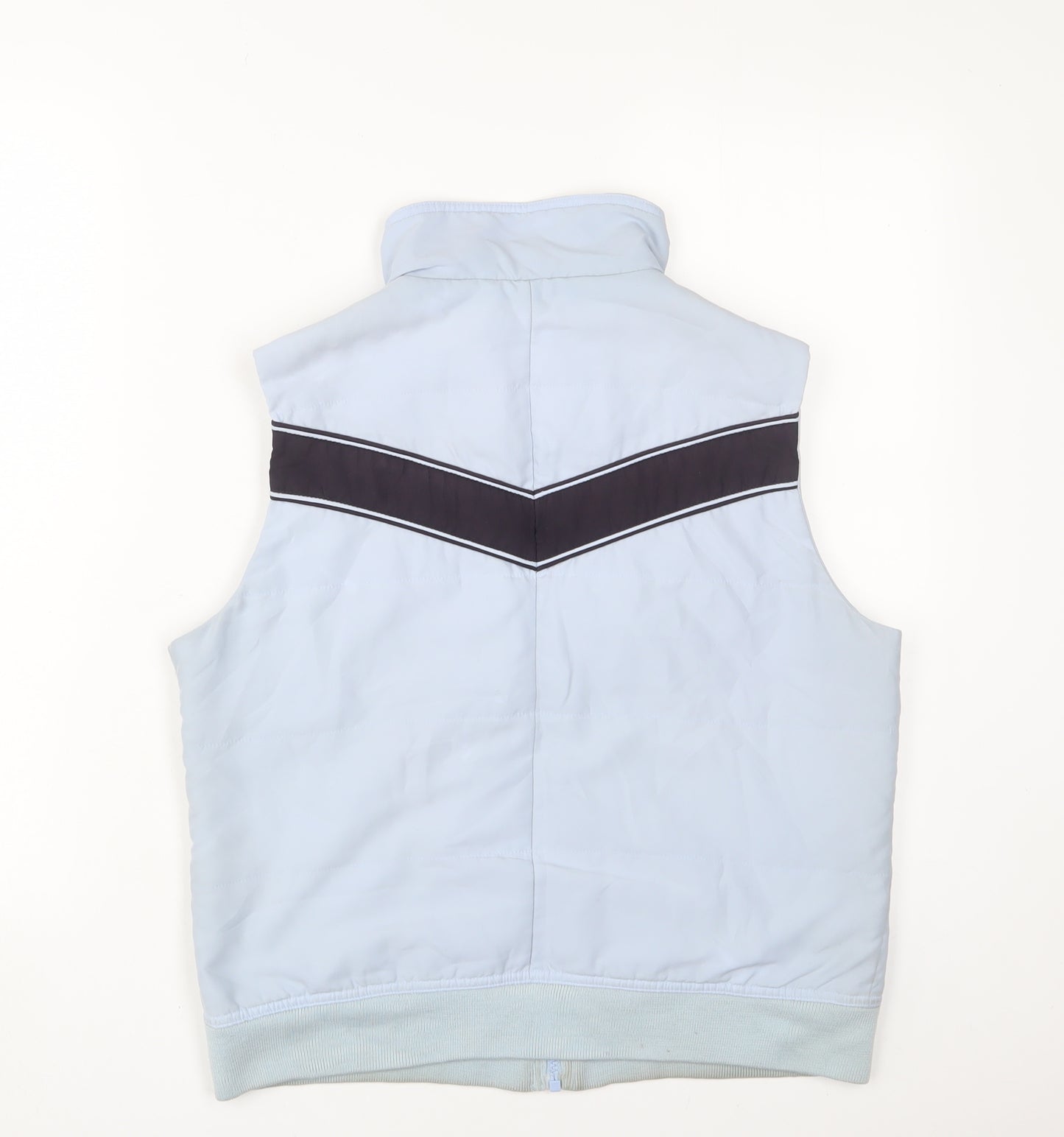 Maine Womens Blue Gilet Jacket Size 12 Zip - Zip Pockets