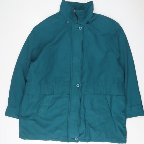 Bonmarché Womens Blue Jacket Coat Size XL Zip