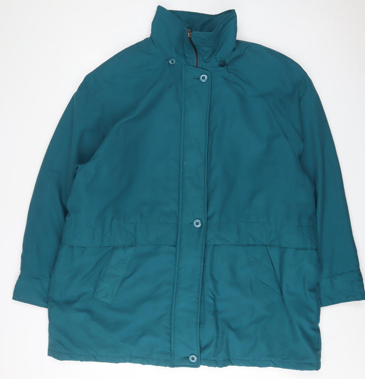 Bonmarché Womens Blue Jacket Coat Size XL Zip