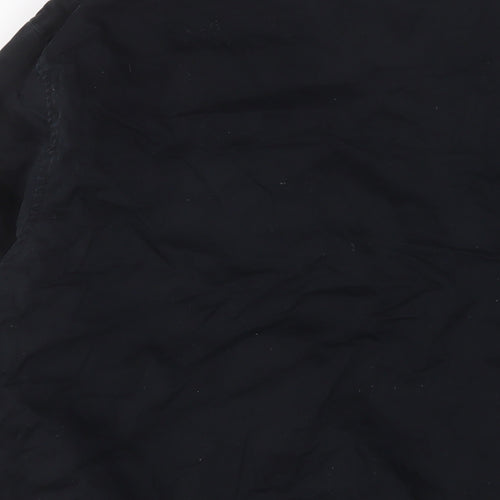 River Island Mens Black Bomber Jacket Jacket Size XL Zip