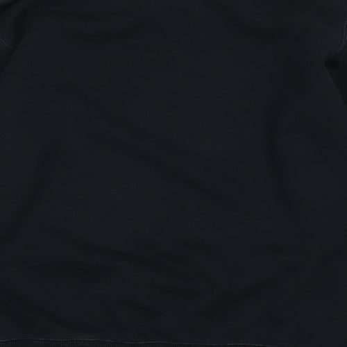 Calvin Klein Womens Black Cotton Blend Pullover Sweatshirt Size S - Logo -CK