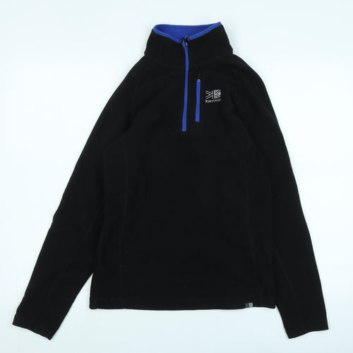 Karrimor Boys Black Polyester Pullover Sweatshirt Size 13 Years - Logo