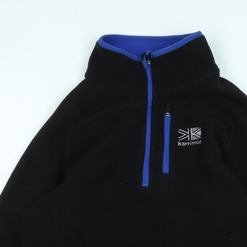 Karrimor Boys Black Polyester Pullover Sweatshirt Size 13 Years - Logo