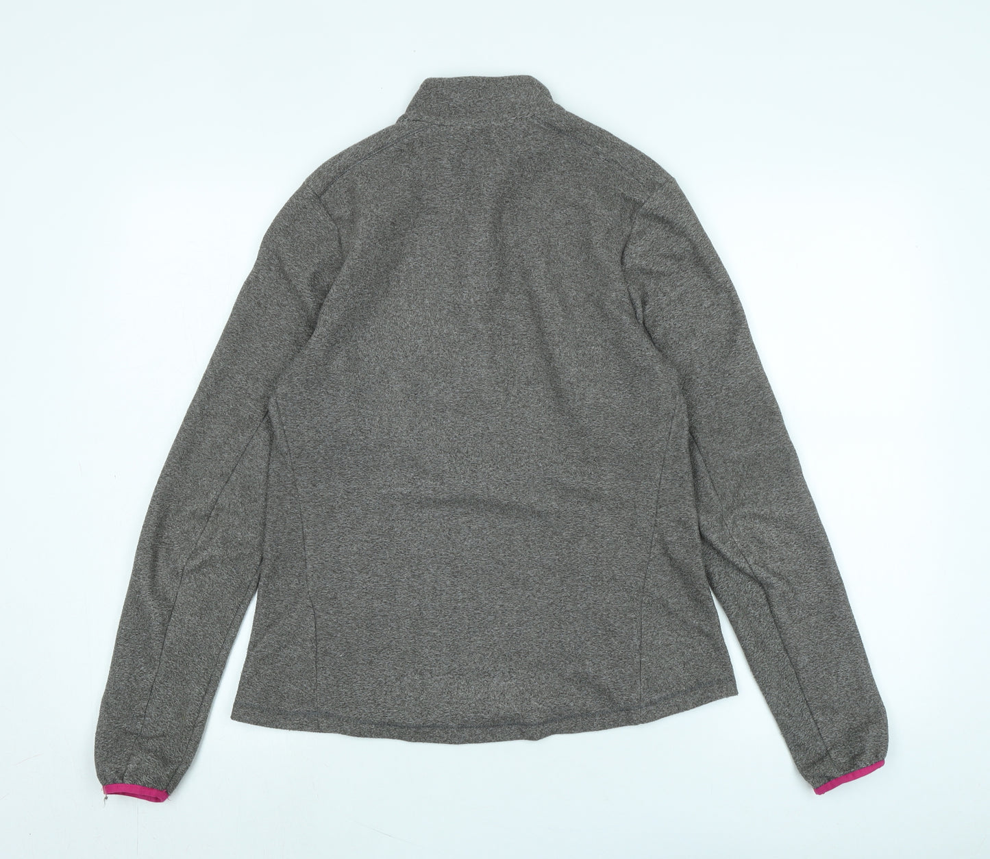 DECATHLON Womens Grey Polyester Pullover Sweatshirt Size 10 - Logo