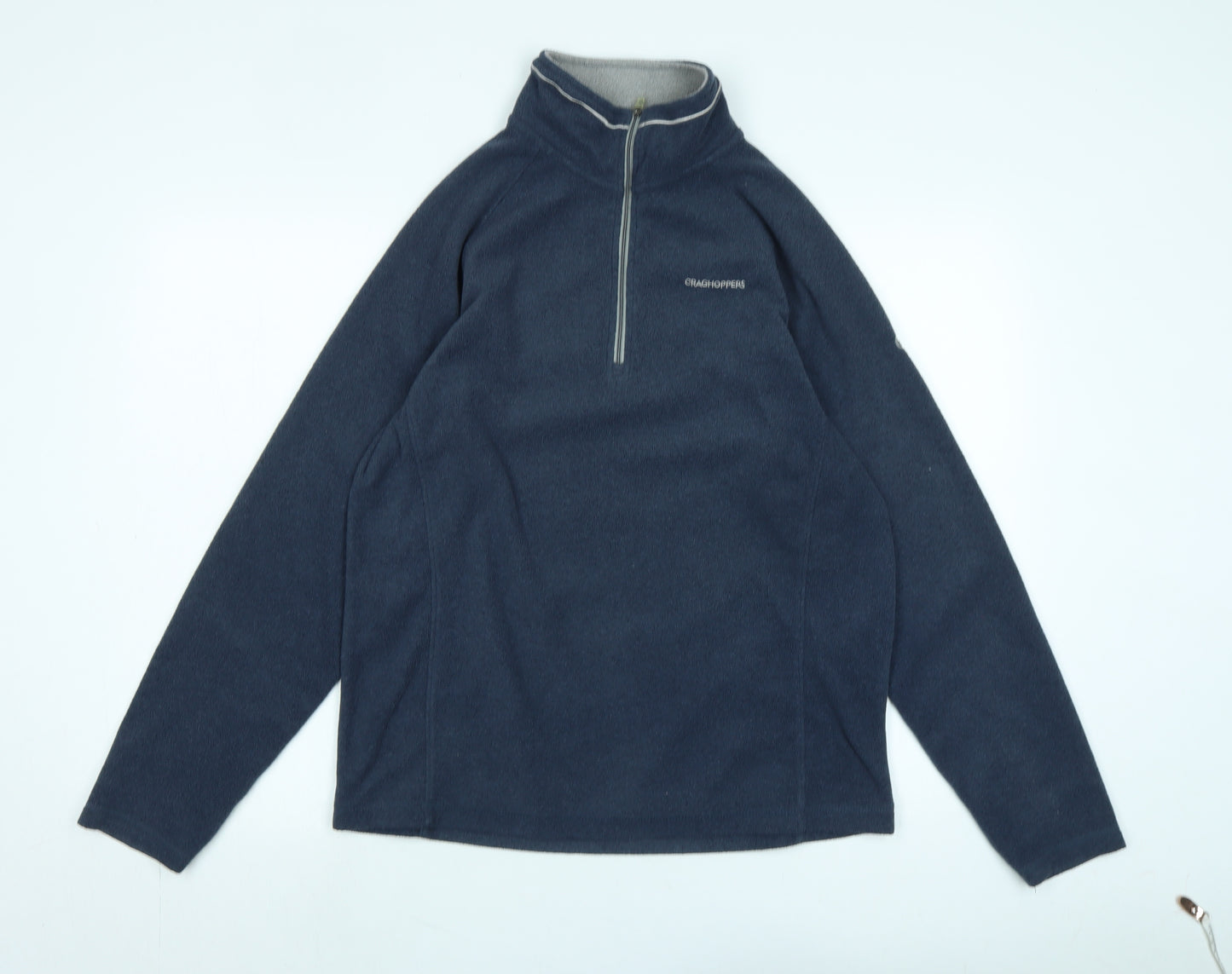 Craghoppers Mens Blue Polyester Pullover Sweatshirt Size M - Logo