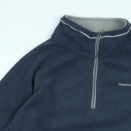 Craghoppers Mens Blue Polyester Pullover Sweatshirt Size M - Logo