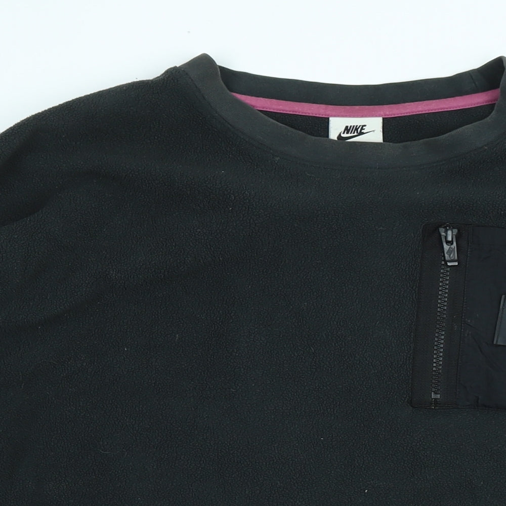 Nike Mens Grey Polyester Pullover Sweatshirt Size XL - Logo