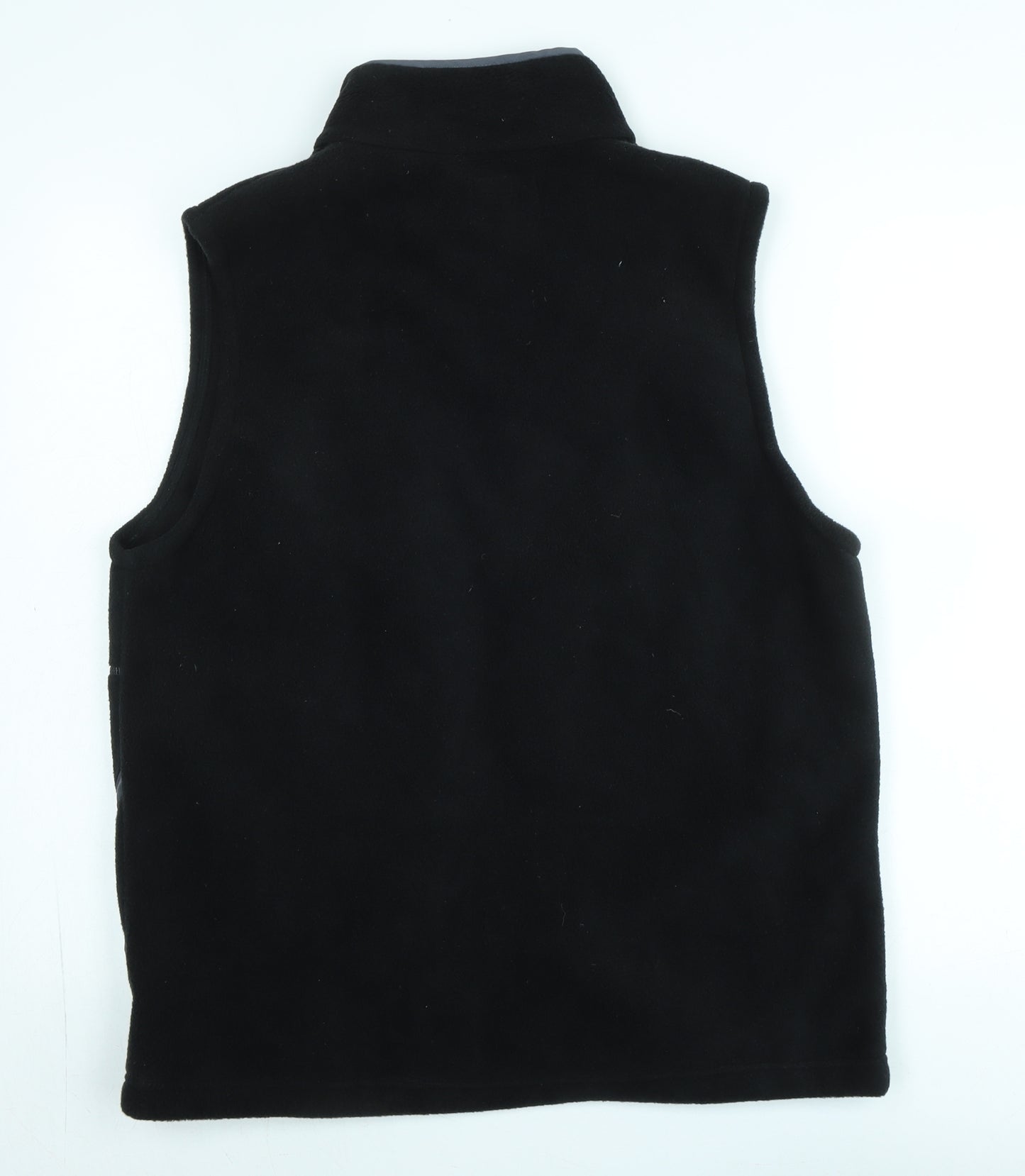 Kiwi Mens Black Gilet Waistcoat Size L Zip - Logo-New Zealand