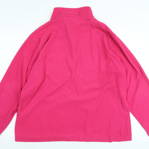 Regatta Womens Pink Polyester Pullover Sweatshirt Size 20 - Logo
