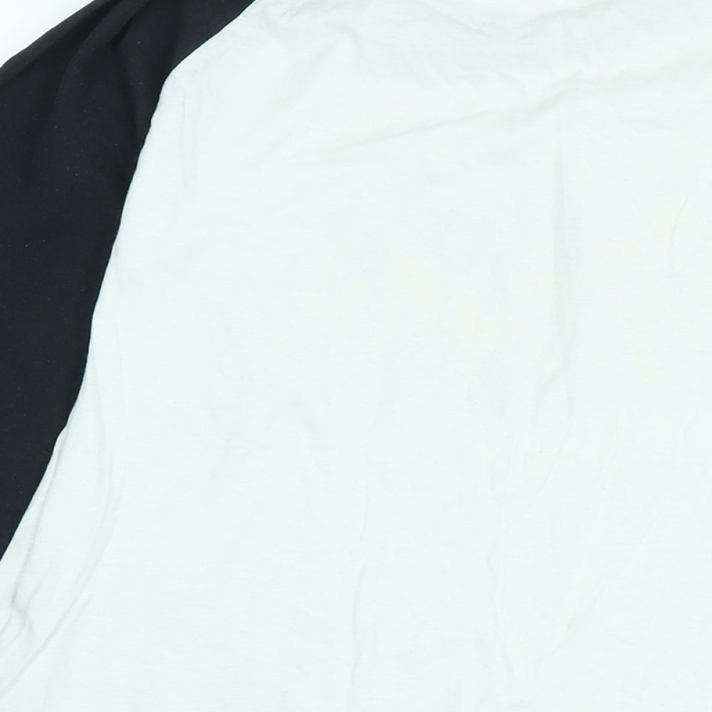Batman Mens Black Cotton T-Shirt Size 2XL Crew Neck - Logo