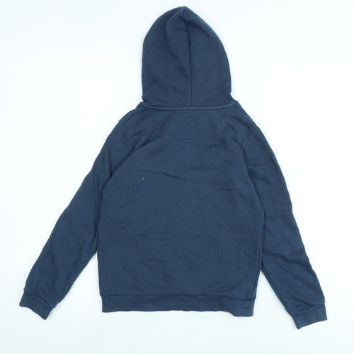 Levi's Boys Blue Cotton Pullover Hoodie Size 8-9 Years - Logo