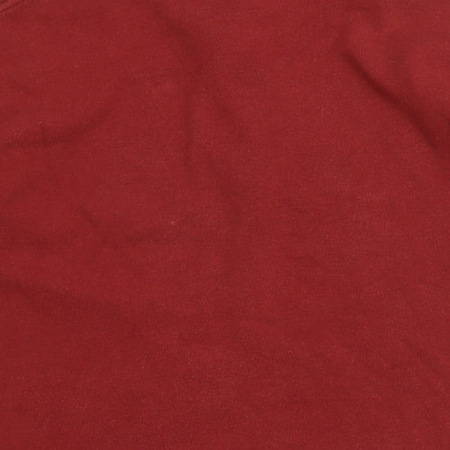 Donnay Mens Red Cotton Polo Size M Collared - Logo