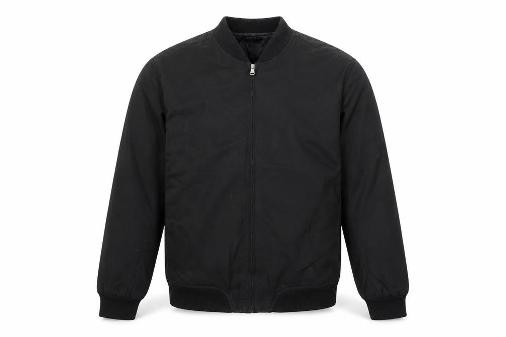 Suave Mens Black Jacket Size S Zip