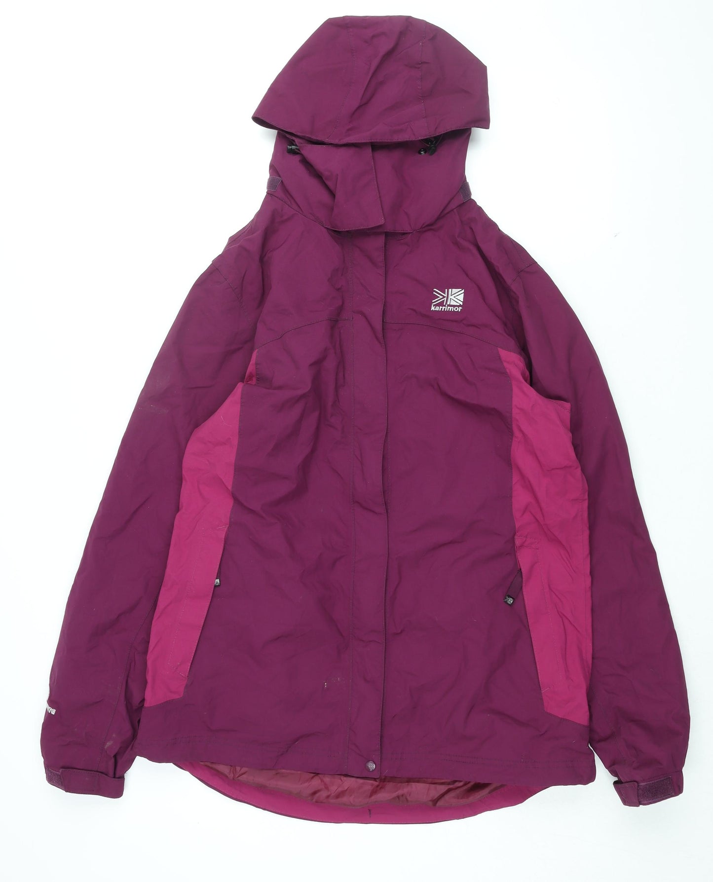 Karrimor Womens Purple Rain Coat Coat Size 14 Zip