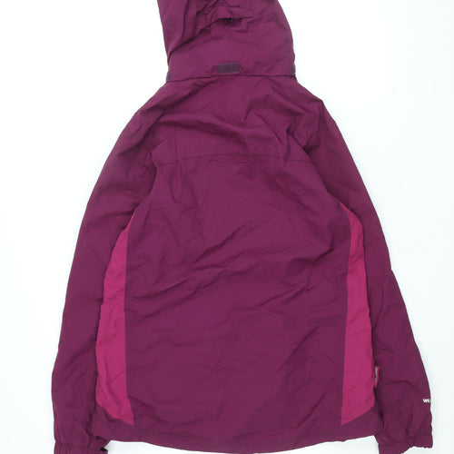 Karrimor Womens Purple Rain Coat Coat Size 14 Zip